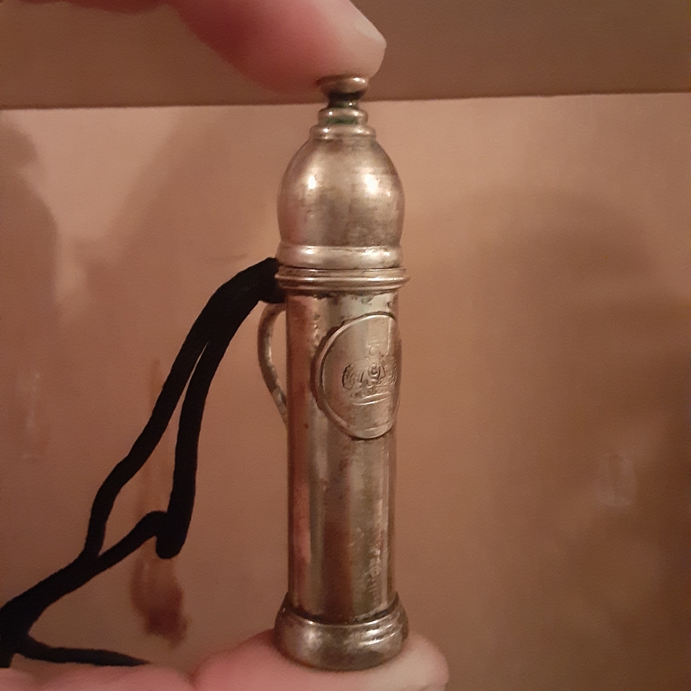 Vintage 925 Silver Bubble Blower Pendant